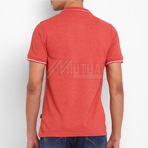 เสื้อโปโลผ้าถักแบบลำลองสำหรับผู้ชายผ้าคอตตอนสำหรับระบายอากาศได้ดีและให้ความชุ่มชื้นเนื้อผ้าระบายอากาศได้ดี - Product Image 5