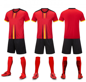 Nuevo uniforme de fútbol, ropa deportiva personalizada, camiseta de entrenamiento de fútbol, ropa de fútbol para adultos y niños, conjuntos de camisetas de manga corta - Product Image 3