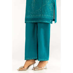 Conjunto Coordinado IPST-77142 de Cambric Bordado, Corte Ajustado, Algodón y Chifón, Largo por Encima de la Rodilla, Disponible en Tallas Grandes XL XXL y Talla Única - Product Image 4