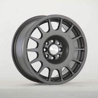 Jantes en aluminium moulé sur mesure noires 15R 7.0J PCD 4X100 4X108 4X114.3 Neuves pour Volkswagen Polo Seat Ibiza Opel Corsa