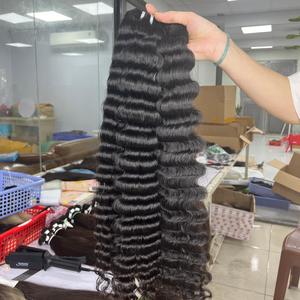 Más vendidos 2024 Deep Wave Human Hair V Tips I Tips, K Tips, Flat Tips Virgin Raw Hair Lace Closure Sin procesar One Donor - Product Image 1