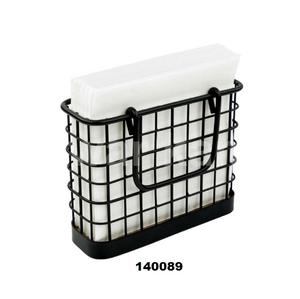 Servilletero negro para mesa, cocina, restaurante y uso al aire libre, servilletero con asa para decoración de mesa de comedor - Product Image 2