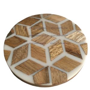 Prix les plus bas Conceptions artistiques personnalisé multi-fonctionnel belle résine et sous-verres en bois Au prix de gros - Product Image 1