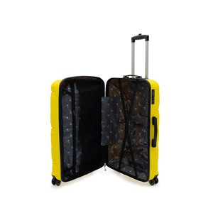 เซตกระเป๋าเดินทางผ้าทอ3ชิ้นแบบไม่แตกโพลีโพรพิลีน (PP) 3ชิ้นสีเหลืองและสีฟ้า - Product Image 3