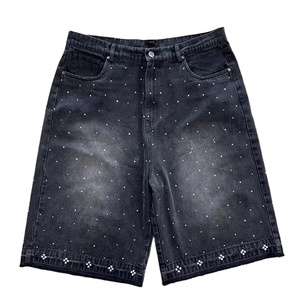 Shorts de Mezclilla Casuales para Hombre de Alta Calidad, Corte Clásico, Desgastados, Shorts de Verano, Jeans Cortos de Moda para Hombre - Product Image 1