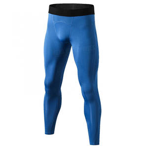 Pantalon de sport sans couture pour hommes Leggings de fitness pour l'entraînement à la course Yoga Compression Wear avec fermeture à la taille élastique Équipement d'entraînement - Product Image 6