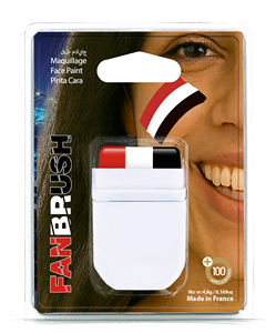 Pintura Facial al por Mayor Fanbrush Egypt Football 2026 para Distribuidores, Hecho en Francia, 48 Naciones, Colores y Logotipos Personalizados - Product Image 1