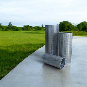 <b>Marvelous</b> Design Metal Candlestick Pillar Set Vintage Style 3-Piece Decorative Tea Light Holder for Christmas - Product Image 1