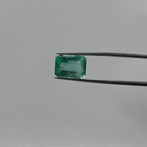 100 Natural Columbian Emerald Untreated and Unheated Fine Quality Premium Grade Asscher Cut 6.01 Carats For Jewelry Making