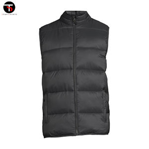 เสื้อกั๊กขนเป็ดให้ความอบอุ่นสำหรับผู้ชายไซส์ใหญ่ผ้าคอตตอนแขนกุดผ้าคอตต้อนแบบลำลองทรงหลวมระบายอากาศกันลมใหม่ล่าสุด - Product Image 4