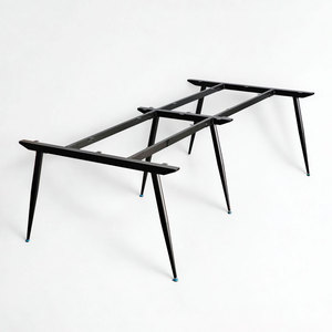 CONE Concept Midcentury Design Iron <b>Table</b> and Chair/Cabinet Legs 240x120cm Assembly Required for Dining <b>Sofa</b> Furniture-HCCO010 - Product Image 1