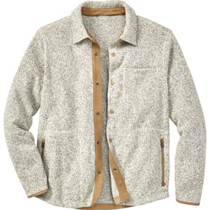Chaqueta de camisa de lana para hombre de fabricación personalizada OEM, ropa de abrigo cálida y elegante para clima frío - Product Image 1