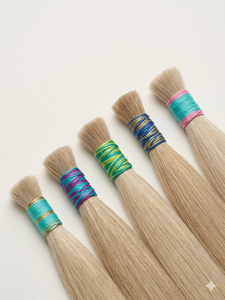 Extensiones de Cabello Rubio Europeo para Cabello Virgen de Doble Trama, Cutícula Alineada 12A para Uso en Salón - Product Image 1