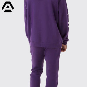 Venta al por mayor Sublimación 100% Poliéster Liso Conjunto Sudaderas con capucha Logotipo personalizado Estilo acampanado Chándales POR INCREÍBLES - Product Image 5