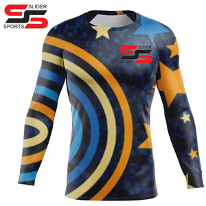 Design Compression Rash Guard Rashguard 2026 Respirant Surdimensionné Personnalisé Sublimé Imprimé Mens Rash Guard - Product Image 6