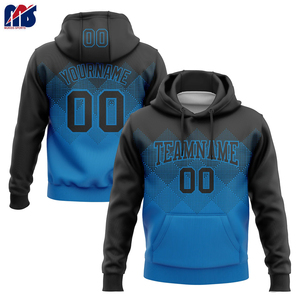 Pull à capuche coupe ample à séchage rapide en polyester 100% écologique pour hommes, conception imprimée par transfert de chaleur personnalisée, service OEM - Product Image 1