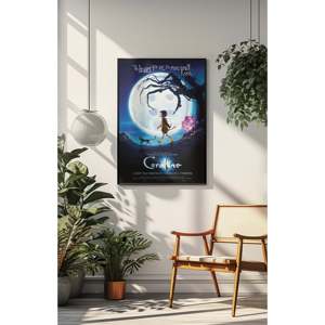 Affiche du film Coraline au design moderne : Tu es plus courageux.. pour utilisation murale - Product Image 1