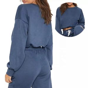 Suéter de algodón con estampado de alta calidad personalizado, sudaderas con capucha para mujer, gimnasio, deportes, jogging, correr, invierno, ecológico - Product Image 2