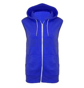Wholesale High Quality Logo Custom Men's Tops Sleeveless <b>Hoodie</b> for Men Zip Up Heavy Weigh <b>Gym</b> <b>Hoodie</b> for Men - Product Image 6