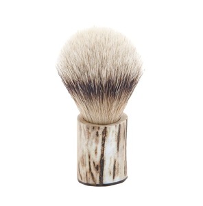 Deluxe Horn Shaving Kit for Men with Soft Bristle Brush Handmade Horn Bowl and Stand for <b>Beard</b> Trimming and Gentle Face <b>Care</b> - Product Image 1