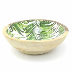 Plateau en bois rustique fait à la main bols de service écologiques pour fruits bonbons desserts bols de fruits décoratifs - Product Image 2
