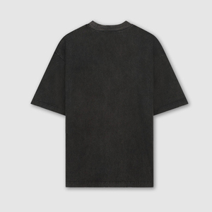 T-shirt personnalisé pour homme en coton épais 300g, délavé à l'acide, formel, coupe oversize, épaules tombantes, col rond, effet vieilli, tissé, séchage rapide - Product Image 5