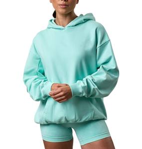 Meilleure vente 2025 femmes Fitness manches longues et à la mode femmes respirant sur la taille à capuche tissu confortable - Product Image 1