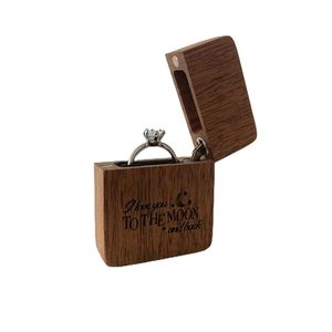 Boîte à bagues en papier recyclable de haute qualité faite à la main boîte à bagues en bois d'acacia pour femmes et filles à bas prix par H F CRAFTS - Product Image 2