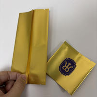 Pochette d'oreiller de joint arrière d'emballage alimentaire imprimé personnalisé avec finition mate avec feuille d'aluminium à l'intérieur pour barre de chocolat