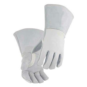 Original, guantes de trabajo de cuero de piel de cabra para hombres, guantes de trabajo resistentes para construcción, almacén, jardinería - Product Image 1