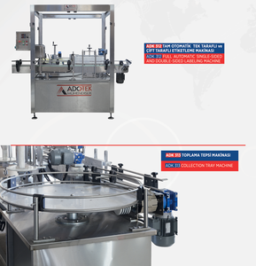 Etiquetadora Industrial Autoadhesiva para Botellas Redondas con Plato Giratorio de Recolección - Product Image 1