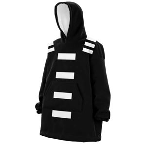 Sweat à capuche en polaire Sherpa personnalisable-Sweat à capuche imprimé personnalisé-Parfait pour l'hiver et les tenues décontractées - Product Image 4