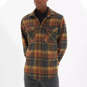 Chemise en flanelle pour homme, nouvelle mode, légère, tricotée, décontractée, prix d'usine, manches longues, respirante, séchage rapide, best-seller - Product Image 1