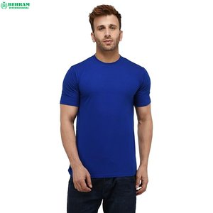 Camiseta de Cuello Redondo de Alta Calidad, 200GSM, Poliéster/Algodón, para Hombre, Diseño Casual, Verano, Impresión Digital, Corte Regular, Transpirable - Product Image 3