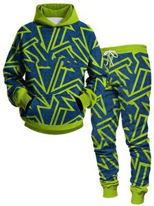 Conjuntos de chándal para hombre Sudadera con capucha y pantalones Mujer Jersey con capucha de color sólido + Pantalones Traje Ropa deportiva informal Conjuntos Hombre - Product Image 3