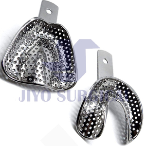 Plateau d'empreinte dentaire professionnel en acier inoxydable, plateau de moulage orthodontique pour dentiste, équipement de laboratoire réutilisable - Product Image 3