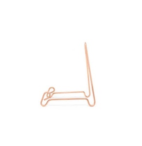 Soporte de acero inoxidable y placa de metal con escurridor, utensilio para platos, producto con pieza natural - Product Image 5