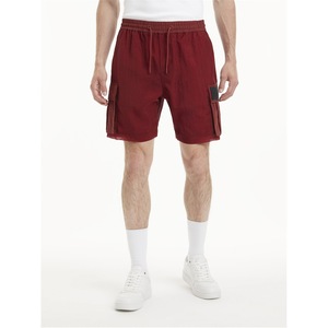 Short extensible de fitness en coton 100% de qualité supérieure pour hommes, respirant, tactique, décontracté, design solide, pour l'été, l'escalade et la randonnée. - Product Image 5