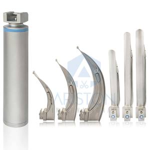 ชุดคอมโบพร้อมหลอด LED สำหรับสัตวแพทย์มืออาชีพเครื่องมือดมยาสลบเครื่องตรวจท่อช่วยหายใจฉุกเฉิน3ใบมีดแมคอินทอช3มิลเลอร์เกรดทางการแพทย์ - Product Image 1