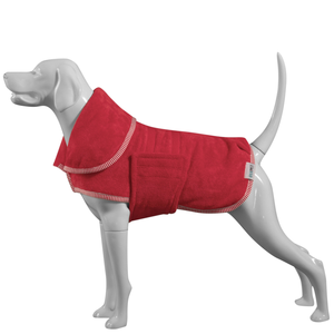 X <b>Large</b> Double Layer Microfiber Dog Bathrobe Soft Comfortable Clothing Collar for Breeds for Pet Cleaning Bathing Bathroom Use - Product Image 6