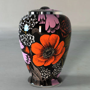 Urnas de Cremación de Aluminio para Adultos con Diseño de Girasol y Bolsa de Terciopelo Gratis para Empresas Mayoristas - Product Image 1