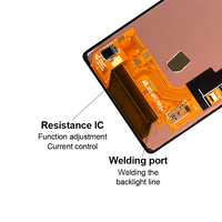 Écran tactile LCD d'origine Google Pixel 4a 5G/Pixel 6 avec cadre, assemblage de haute qualité, testé à 100 %, remplacement, garantie 1 an