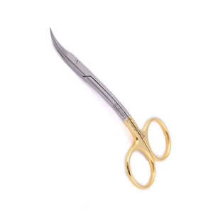 Dissecting soyunma işletim makas Tc Kelly makas düz 14cm kavisli sivri altın cerrahi TC diş aletleri - Product Image 6