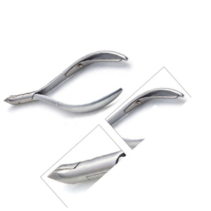 Pince à cuticules extra pointue en acier inoxydable 14 mâchoires coupe-ongles à lame incurvée pour manucure et utilisation des doigts des nourrissons - Product Image 3