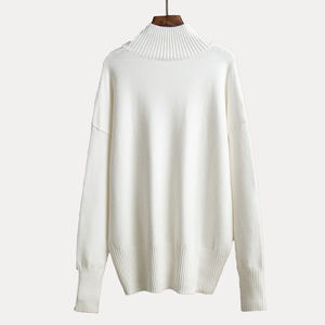 Suéter de Punto con Cuello Redondo, Casual, para Mujer, Otoño Invierno, para Ir al Trabajo, con Patrón Geométrico, Manga Larga, Antiarrugas, para Exteriores - Product Image 3