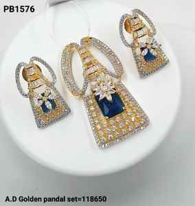 CONJUNTO DE COLGANTE DE DIAMANTE americano COLGANTE AMERICANO TRADICIONAL Y CONJUNTO DE COLGANTE CLÁSICO CHAPADO EN PLATA PARA MUJER Y NIÑA Y CONJUNTO DE JOYERÍA - Product Image 6