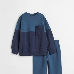 Logo personnalisé pour enfants garçons Survêtements en polaire Sweat-shirt tricoté décontracté de créateur avec fonction anti-rétrécissement - Product Image 1