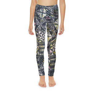 Leggings per giovani con fondi attivi a figura intera per uno stile di vita attivo - Product Image 4
