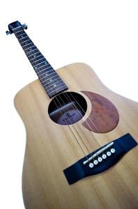 SoloBeat Acoustic <b>Guitar</b>-<b>3</b>/<b>4</b> <b>Size</b> with Smooth Basswood Finish and Rosewood Fingerboard - Product Image 2