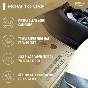 Tapis de sol en papier écologique très demandé 18x23, léger, jetable, pour l'intérieur automobile au meilleur prix - Product Image 5